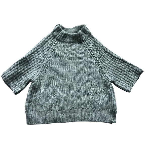 b+ab Wool Alpaca Blend Cropped Sweater Size XS - Picture 4 of 9